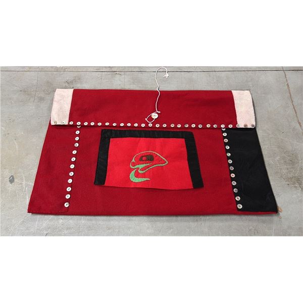 ORIGINAL PAUL JOHNNY FIRST NATIONS FLEECE BUTTON BAG