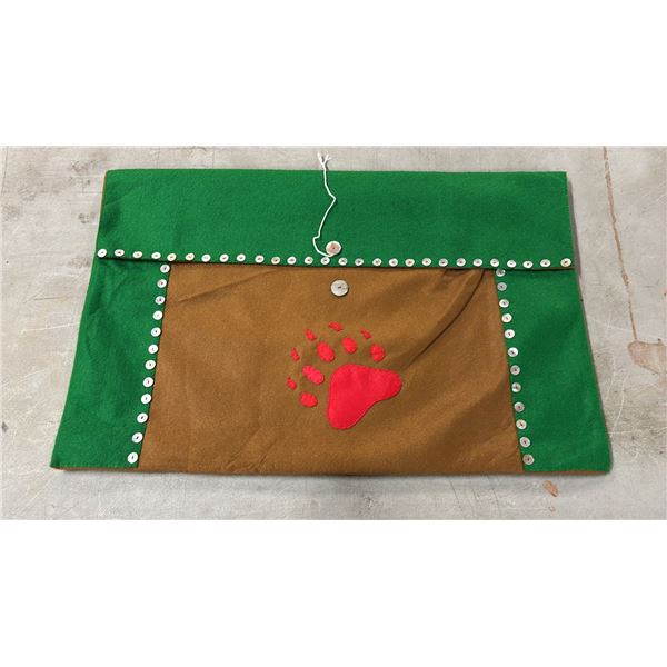 ORIGINAL PAUL JOHNNY FIRST NATIONS FLEECE BUTTON BAG