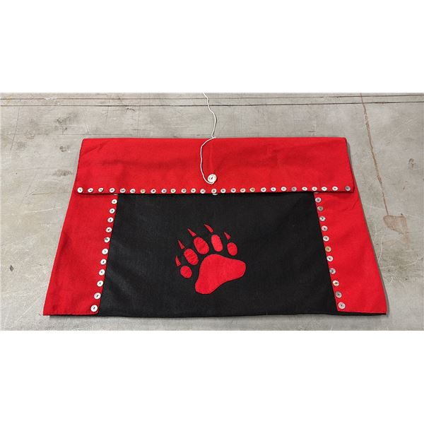 ORIGINAL PAUL JOHNNY FIRST NATIONS FLEECE BUTTON BAG