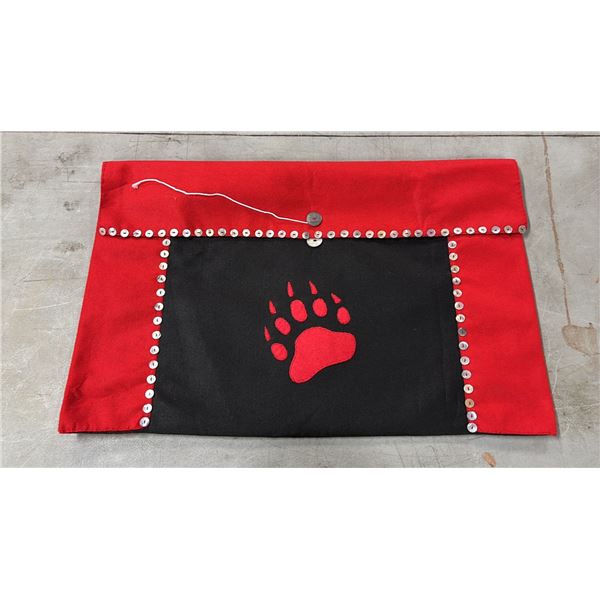 ORIGINAL PAUL JOHNNY FIRST NATIONS FLEECE BUTTON BAG