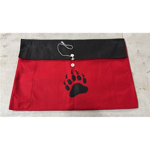 ORIGINAL PAUL JOHNNY FIRST NATIONS FLEECE BUTTON BAG