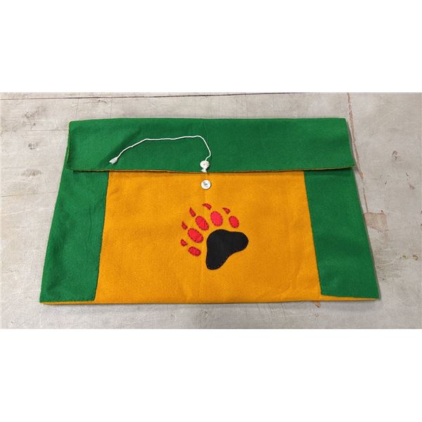 ORIGINAL PAUL JOHNNY FIRST NATIONS FLEECE BUTTON BAG