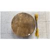Image 1 : ANIMAL SKIN DRUM WITH DRUMSTICK