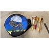 Image 1 : OSCARDO FIRST NATIONS DRUM BAG & ASSORTED DRUMSTICKS