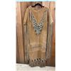 Image 1 : FIRST NATIONS LEATHER BEADED DRESS SIZE 2XL