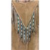 Image 3 : FIRST NATIONS LEATHER BEADED DRESS SIZE 2XL