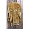 Image 2 : FIRST NATIONS LEATHER BUTTON-UP JACKET SIZE UNKNOWN
