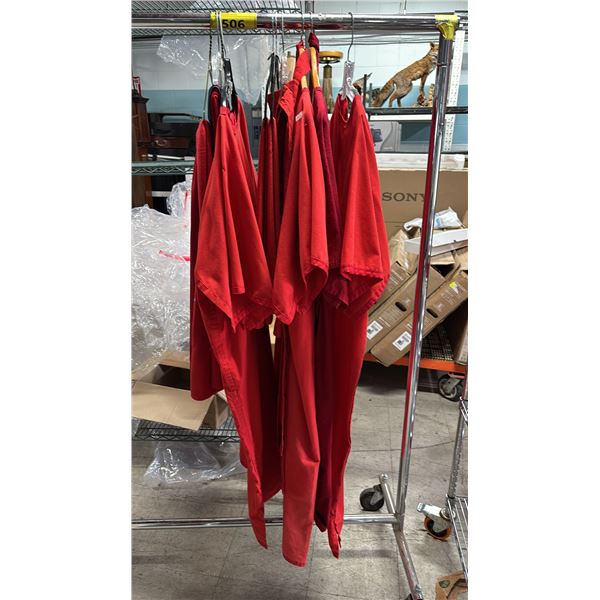 ASSORTED RED CLOTHING