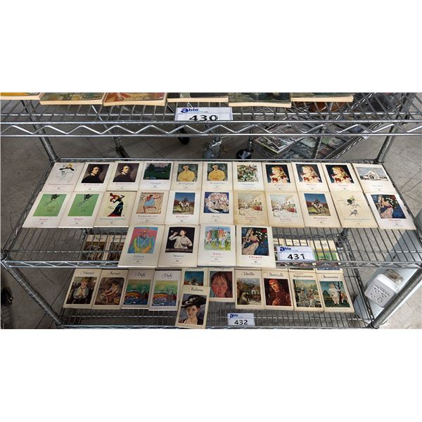 SHELF OF ASSORTED FERNAND HAZAN FRENCH BOOKS