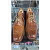 Image 2 : PAIR OF PAL ZILERI MADE IN ITALY BY LF LIDFORT MEN'S DRESS SHOES WITH JOHN LOBB WOODEN SHOE TREES