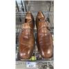 Image 3 : PAIR OF PAL ZILERI MADE IN ITALY BY LF LIDFORT MEN'S DRESS SHOES WITH (2) WOODEN SHOE TREES SIZE 10