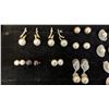 Image 4 : TRAY OF ASSORTED PEARL EARRINGS, PEARL RINGS & PEARL PENDANTS *TRAY INCLUDED*