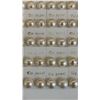 Image 2 : (2) RETAIL CARDS OF BUTTON PEARL EARRINGS