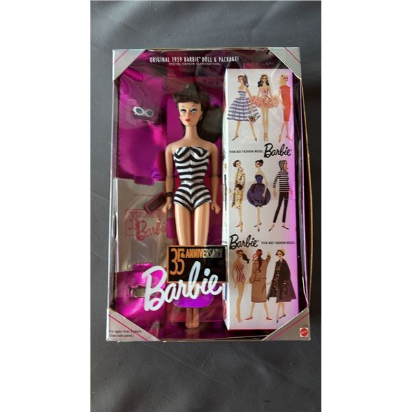 VINTAGE 1993 35TH ANNIVERSARY BARBIE: 1959 SPECIAL REPRODUCTION *IN ORIGINAL BOX*