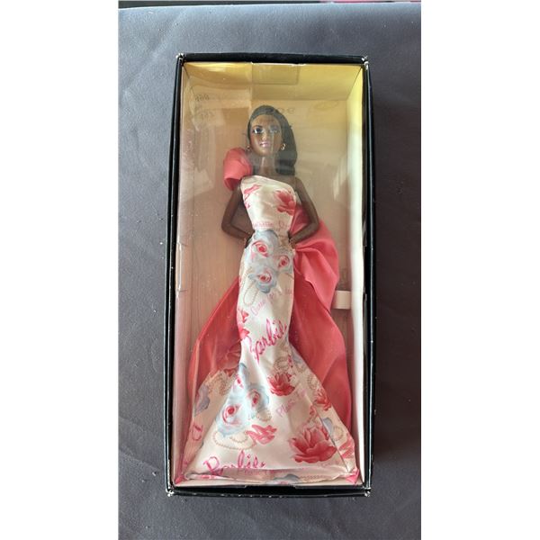 2010 AVON ROSE SPLENDOR PINK LABEL AFRICAN AMERICAN BARBIE DOLL *IN ORIGINAL BOX*