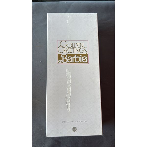 VINTAGE 1989 SPECIAL LIMITED EDITION GOLDEN GREETINGS BARBIE *IN ORIGINAL BOX*