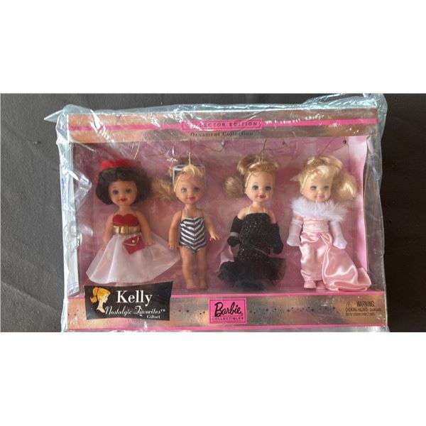 VINTAGE 2003 NOSTALGIC FAVORITES KELLY ORNAMENT SET *IN ORIGINAL BOX*