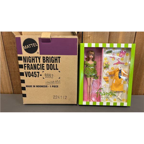 VTG. 2011 NIGHTY BRIGHT FRANCIE DOLL *IN ORIGINAL BOX/GOLD LABEL FAN CLUB EXCLUSIVE*
