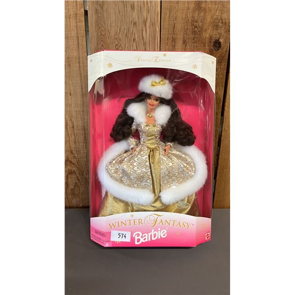VINTAGE 1995 WINTER FANTASY BARBIE *IN ORIGINAL BOX*