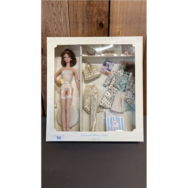 VINTAGE 2001 BARBIE FASHION MODEL COLLECTION "CONTINENTAL HOLIDAY" GIFT SET *GENUINE SILKSTONE BODY/
