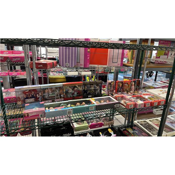 SHELF OF ASSTD. KELLY & TOMMY DOLLS, BARBIE STORYBOOK SETS, TOMMY ELVIS DOLLS & MORE *IN ORIGINAL