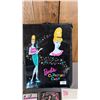Image 2 : VITNAGE BLACK VINYL BARBIE CARRYING CASE W/BARBIE STATIONERY & SEALED AMERICAN BANDSTAND CARDS