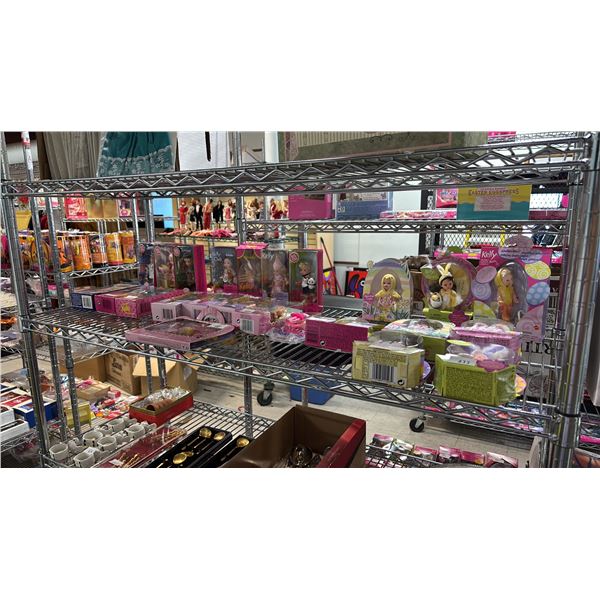 SHELF OF ASSORTED VINTAGE KELLY & LI'L FREINDS OF KELLY DOLLS *IN ORIGINAL BOXES*
