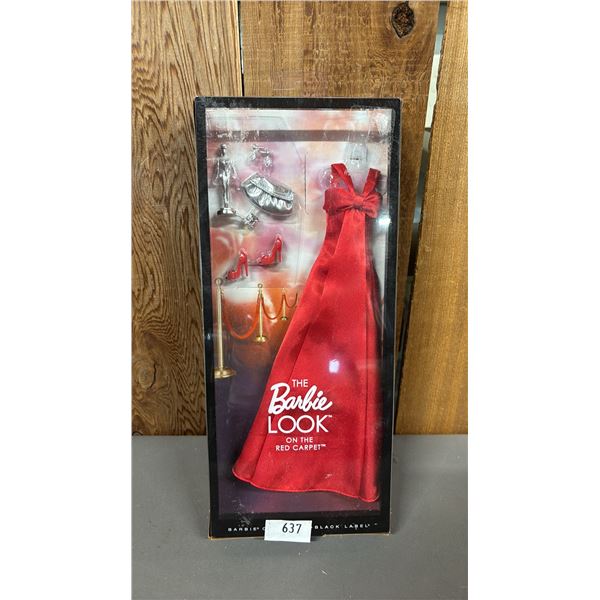 2012 THE BARBIE LOOK ON THE RED CARPET DRESS & ACCESSORIES *IN ORIGINAL BOX*