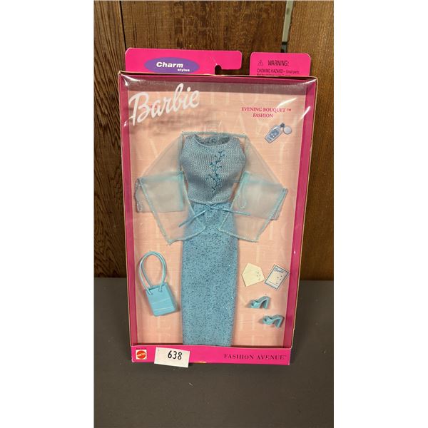 VINTAGE 2000 BARBIE FASHION AVENUE EVENING BOUQET SET *IN ORIGINAL BOX*