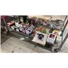 Image 1 : SHELF OF ASSORTED HALLMARK KEEPSAKES BARBIE ORNAMENTS, BARBIE HOLIDAY GREETING CARDS & MORE