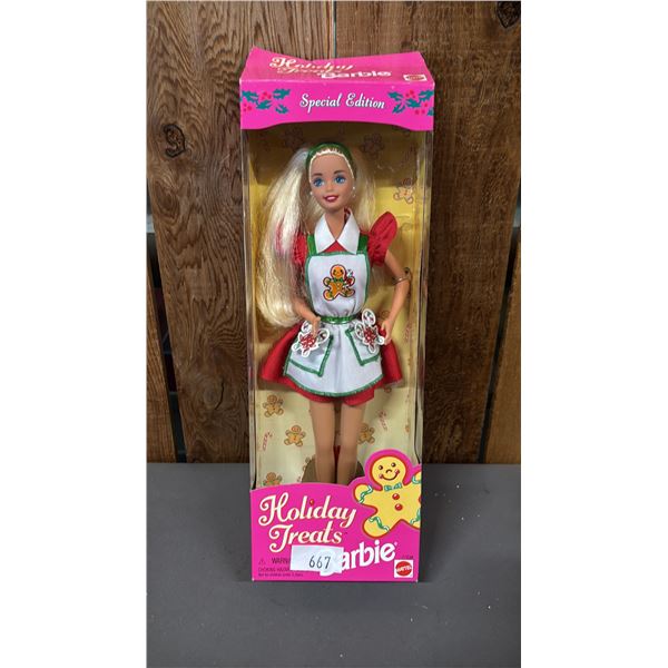 VINTAGE 1997 HOLIDAY TREATS BARBIE *IN ORIGINAL BOX*