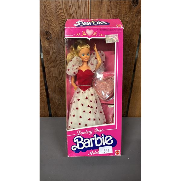 VINTAGE 1983 LOVING YOU BARBIE *IN ORIGINAL BOX/PROOF OF PURCHASE HAS BEEN CUT OUT*