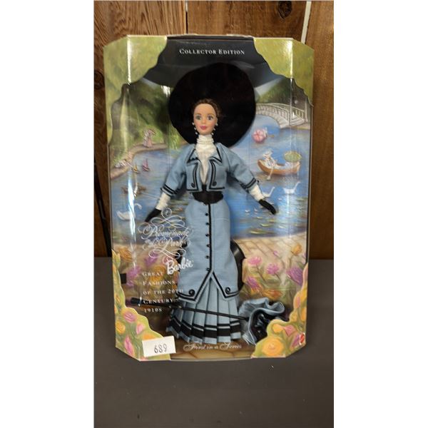 VINTAGE 1997 "PROMENADE IN THE PARK" GREAT FASHIONS OF THE 20TH CENTURY 1910S BARBIE *IN ORIGINAL
