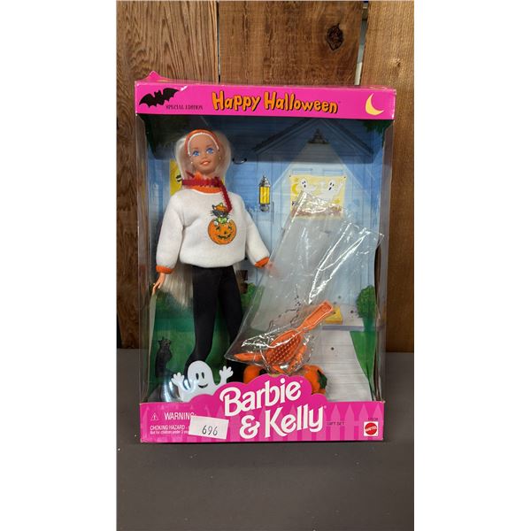 VINTAGE 1996 HAPPY HALLOWEEN BARBIE & KELLY
