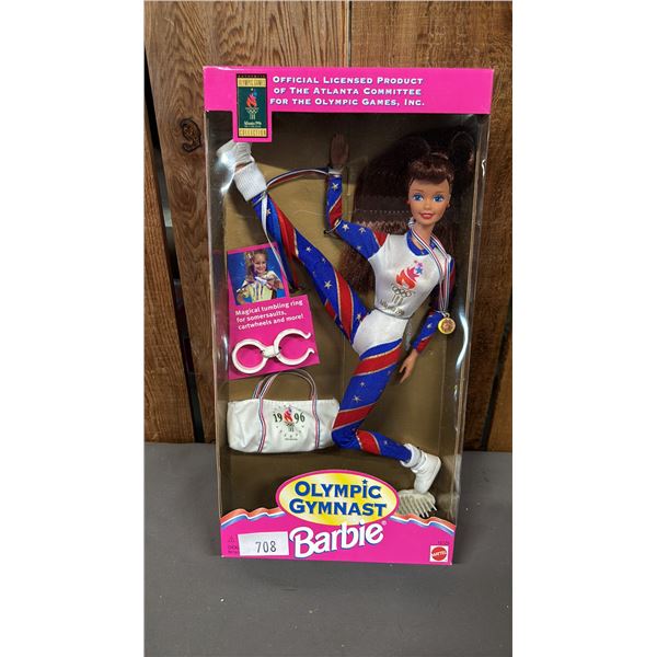 VINTAGE 1996 OLYMPIC GYMNAST BARBIE *IN ORIGINAL BOX*