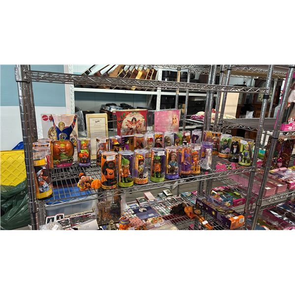 SHELF OF ASSORTED VINTAGE KELLY & LI'L FRIENDS OF KELLY DOLLS: MANY ARE TARGET EXCLUSIVES *IN