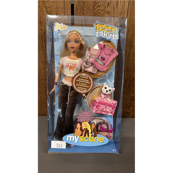 VINTAGE MY SCENE TEEN TSHIRTS BARBIE *IN ORIGINAL BOX*