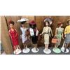 Image 2 : BOX OF ASSORTED VINTAGE BARBIES *NOT IN BOXES*