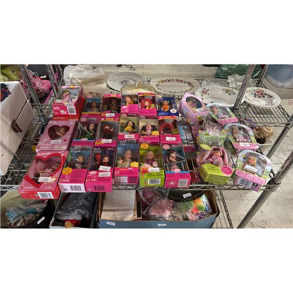COLLECTION OF ASSORTED VINTAGE KELLY & LI'L FRIENDS OF KELLY DOLLS *IN ORIGINAL BOXES*