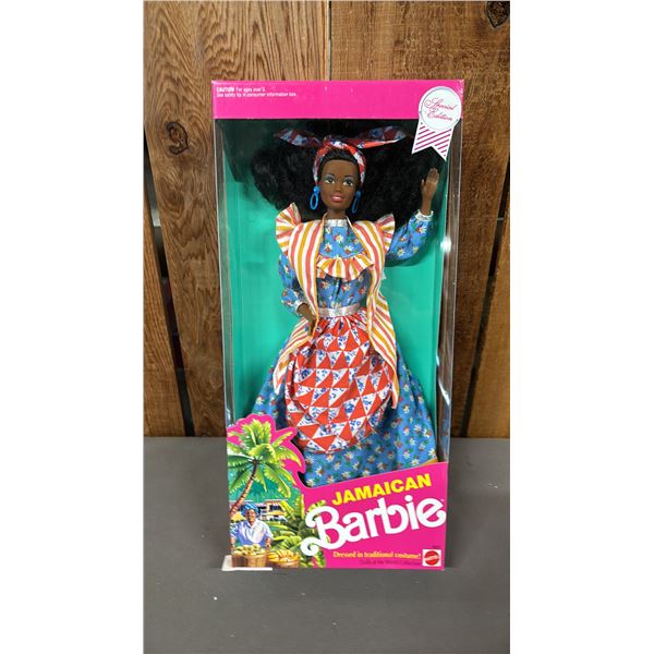 VINTAGE 1991 DOLLS OF THE WORLD COLLECTION JAMAICAN BARBIE *IN ORIGINAL BOX*