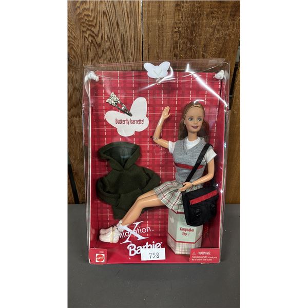 VINTAGE 1999 XHILERATION BARBIE WITH BUTTERFLY BARRETTE *IN ORIGINAL BOX*