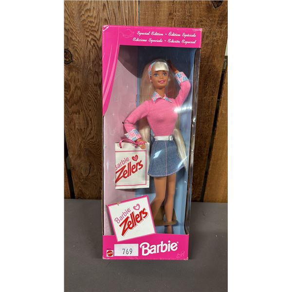 VINTAGE 1997 ZELLERS BARBIE *IN ORIGINAL BOX*