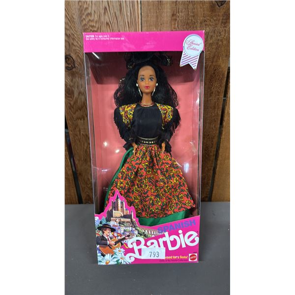 VINTAGE 1991 DOLLS OF THE WORLD COLLECTION SPANISH BARBIE *IN ORIGINAL BOX*