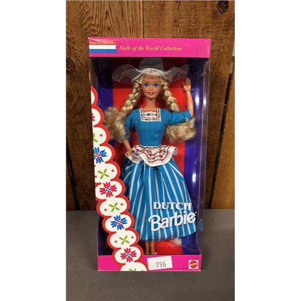 VINTAGE 1993 DOLLS OF THE WORLD COLLECTION DUTCH BARBIE *IN ORIGINAL BOX*