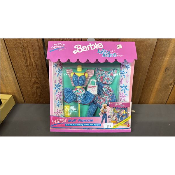 VINTAGE 1991 BARBIE FASHION MALL JAZZY JEANS SHOP *IN ORIGINAL BOX*
