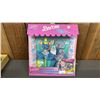 Image 1 : VINTAGE 1991 BARBIE FASHION MALL JAZZY JEANS SHOP *IN ORIGINAL BOX*