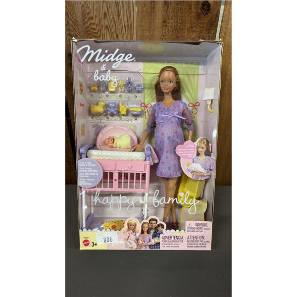 VINTAGE 2002 HAPPY FAMILY MIDGE & BABY *IN ORIGINAL BOX*