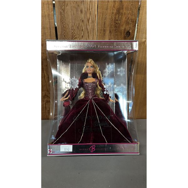 VINTAGE 2004 HOLIDAY BARBIE WITH RED DRESS *IN ORIGINAL BOX*