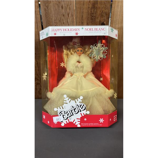 VINTAGE 1989 HAPPY HOLIDAYS BARBIE*IN ORIGINAL BOX*