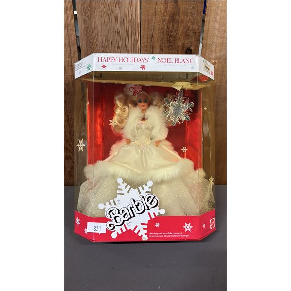 VINTAGE 1989 HAPPY HOLIDAYS BARBIE *IN ORIGINAL BOX*